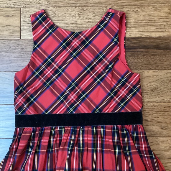 GIRLS J. Crew Crewcuts Holiday Tartan Plaid Dress Size 5 - Picture 3 of 6